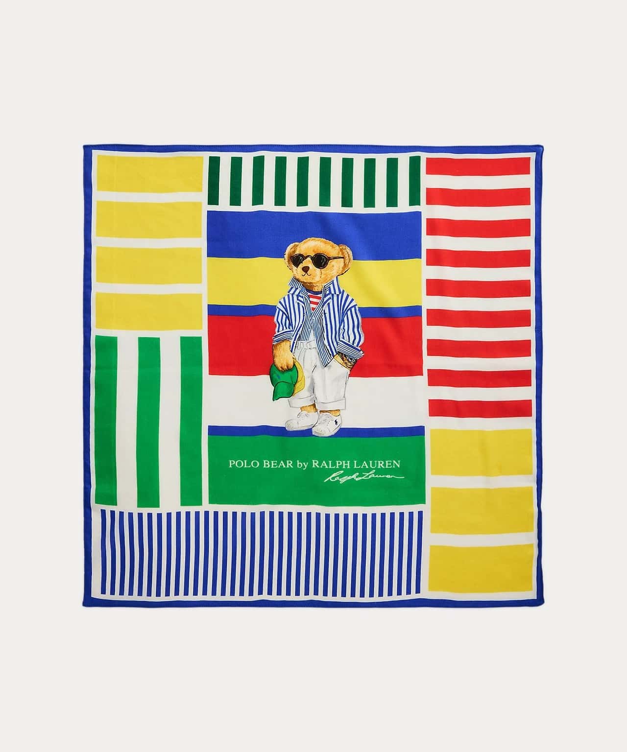 POLO RALPH LAUREN Polo ベア ストライプド スクエア スカーフ ラルフローレン ファッション雑貨 マフラー・ストール・ネックウォーマー【送料無料】