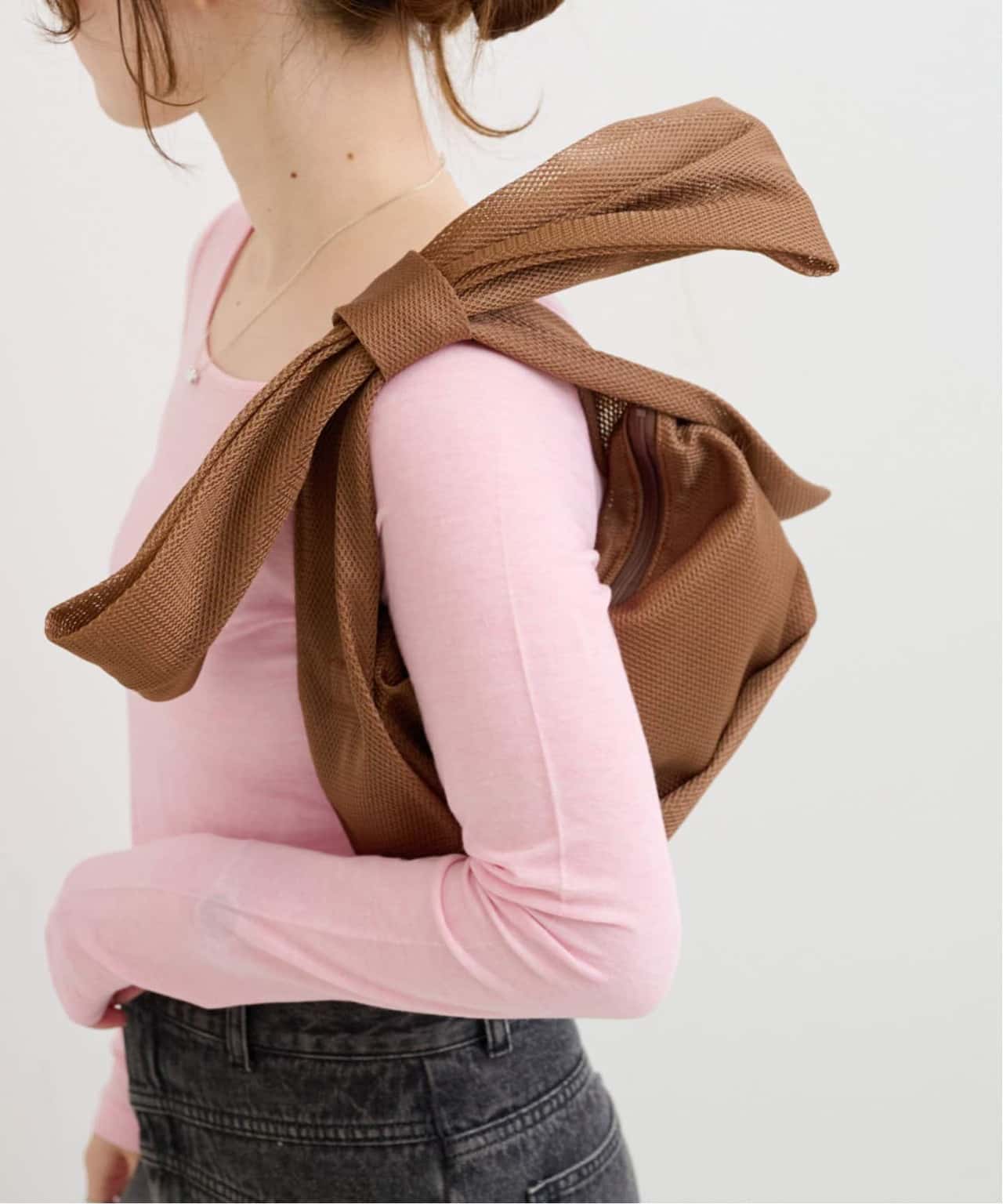 【SALE／30%OFF】U by SPICK&SPAN 【HELOYSE/エロイーズ】 bonne bag ユーバイスピックアンドスパン バッグ ハンドバッグ ブラック ブラウン【送料無料】