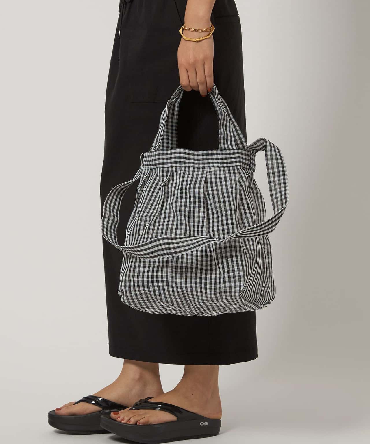 【SALE／40%OFF】UNITED ARROWS green label relaxing ＜Diminutivo＞メッシュ トートバッグ ユナイテッドアローズ アウトレット バッグ ショルダーバッグ ブラック グリーン【送料無料】