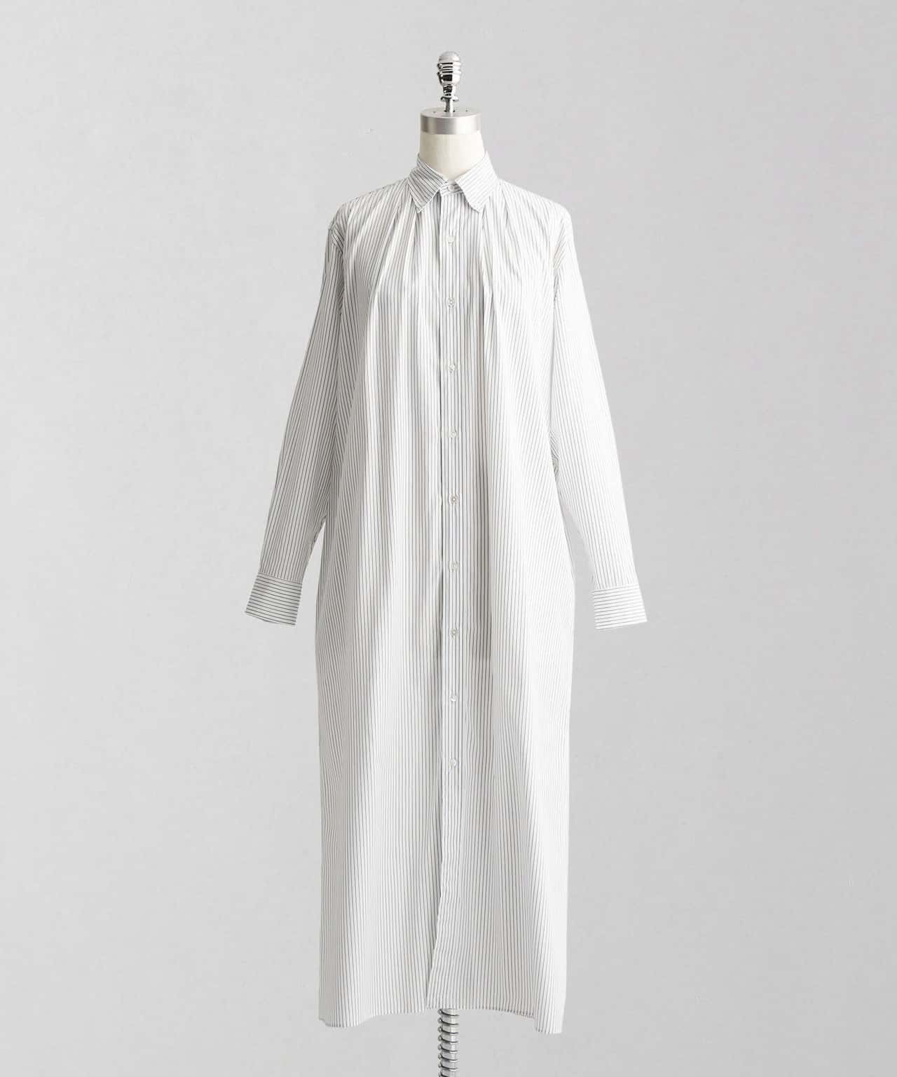【SALE／80%OFF】LOEFF ＜LOEFF＞ストライプ シャツワンピース ユナイテッドアローズ アウトレット ワンピース・ドレス シャツワンピース ブラック ブラウン【送料無料】