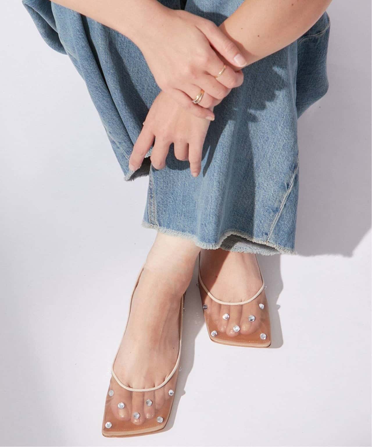 【SALE／30%OFF】JOURNAL STANDARD L'ESSAGE 【PIPPICHIC/ピッピシック】PP25S-LINDA DIAMOND 5:パンプス ジャーナルスタンダード レサージュ シューズ・靴 パンプス ベージュ【送料無料】