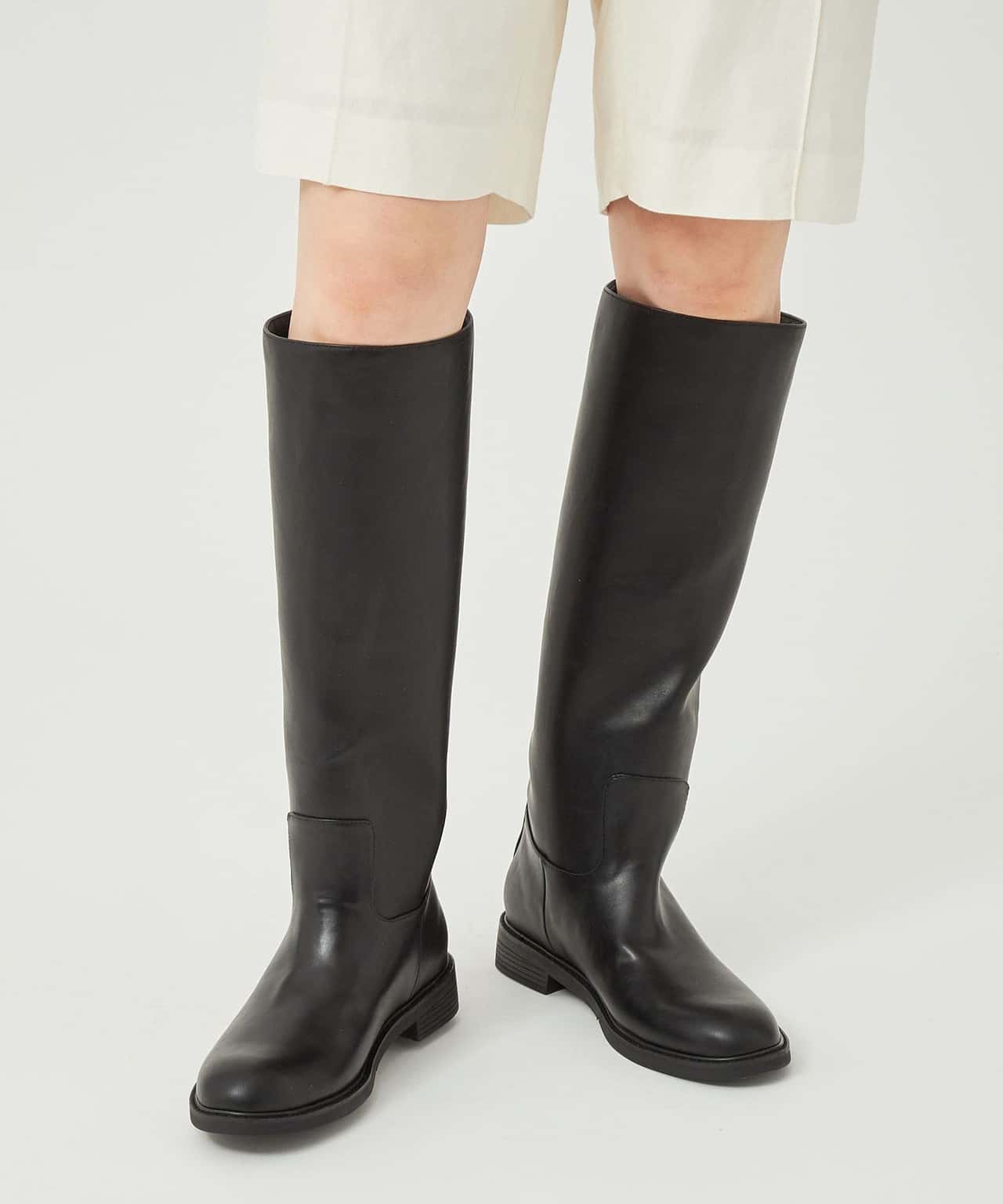 【SALE／80%OFF】UNITED ARROWS green label relaxing レイン ロング ブーツ ユナイテッドアローズ アウトレット シューズ・靴 レインシューズ・ブーツ ブラック