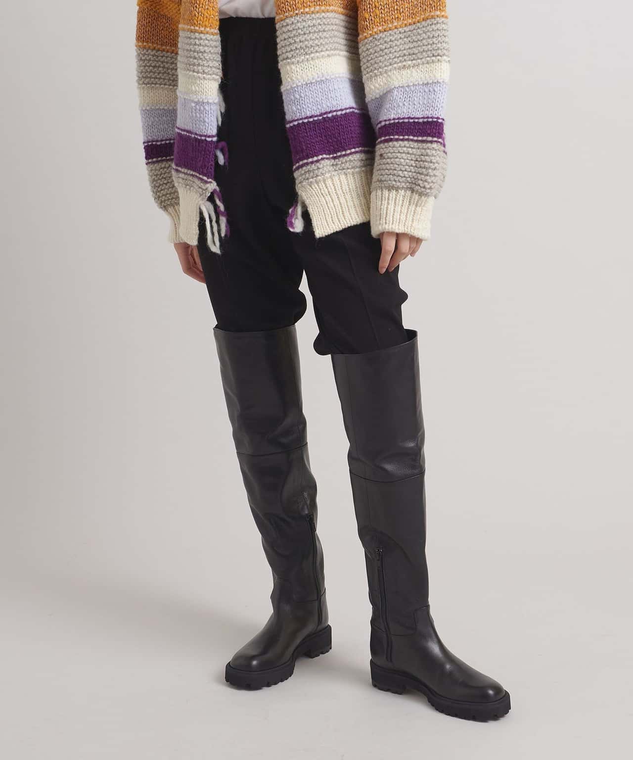 【SALE／85%OFF】ODETTE E ODILE ニーハイ ロングブーツ40↑ ユナイテッドアローズ アウトレット シューズ・靴 ブーツ ブラウン ブラック【送料無料】