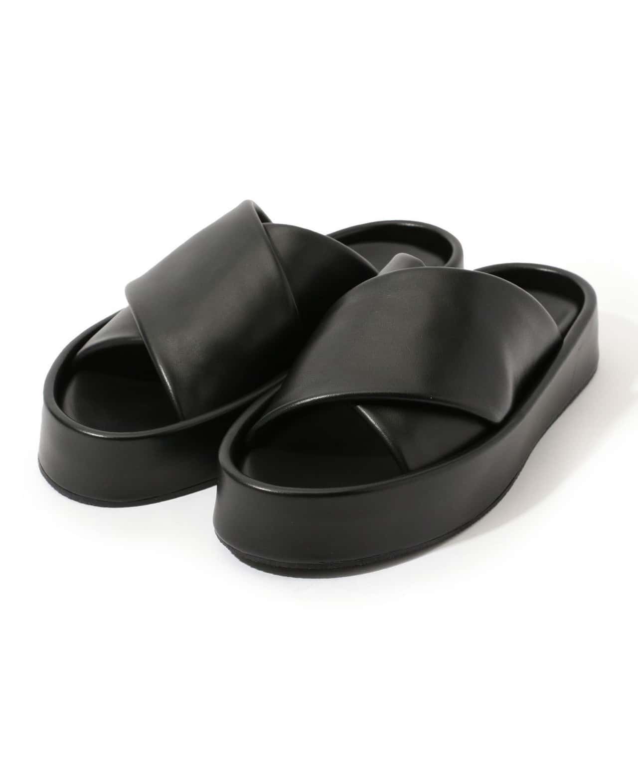 【SALE／50%OFF】TOMORROWLAND GOODS JVAM AIDEN サンダル トゥモローランド シューズ・靴 サンダル ブラック【送料無料】
