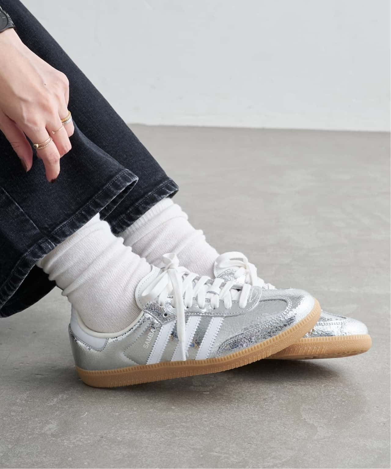 LE TALON 《追加》adidas / アディダス SAMBA OG ルタロン シューズ・靴 スニーカー シルバー ホワイト ブラック ブラウン【送料無料】
