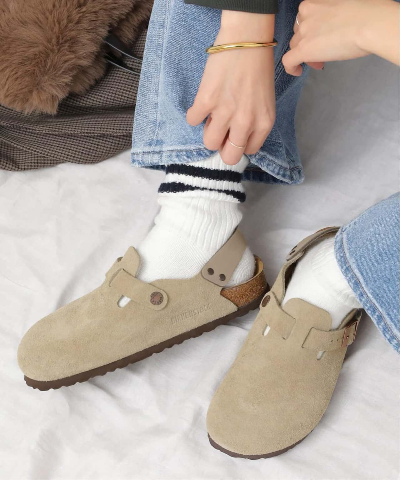 【SALE／30%OFF】JOURNAL STANDARD relume 《追加》【BIRKENSTOCK/ビルケンシュトック】 TOKIO TAUPE SUEDE:サンダル ジャーナル スタンダード レリューム シューズ・靴 サンダル ベージュ【送料無料】