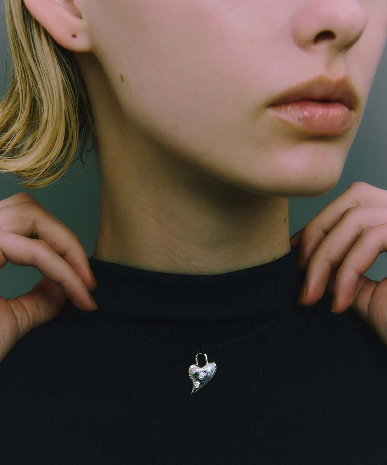 【SALE／5%OFF】LAPUIS LAPUIS(ラピュイ) Garden heart necklace キャセリーニ アクセサリー・腕時計 ネックレス シルバー ゴールド【送料無料】