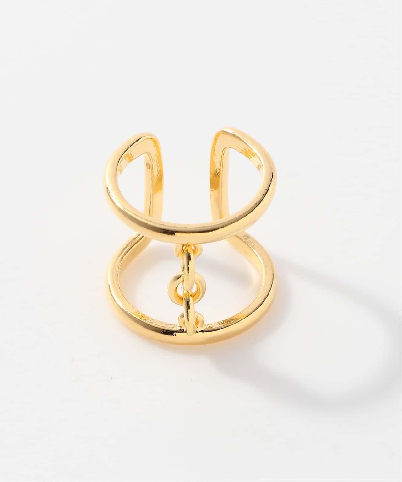 【SALE／5%OFF】LAPUIS LAPUIS/Chain Line リング キャセリーニ アクセサリー・腕時計 リング・指輪 ゴールド【送料無料】