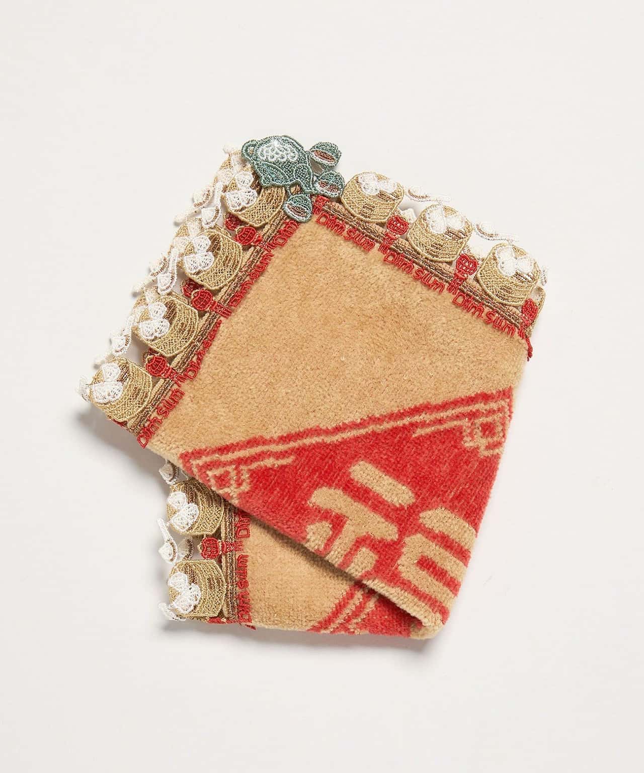 UNITED ARROWS ＜近沢レース店＞飲茶 ハンカチ ユナイテッドアローズ ファッション雑貨 ハンカチ・ハンドタオル ブラウン