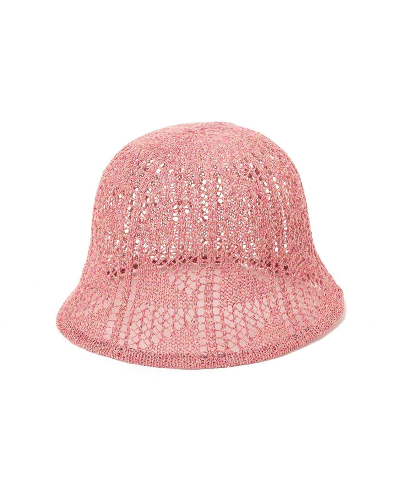 【SALE／30%OFF】Ray BEAMS 【7/7新規値下げ】Ray BEAMS / 透かし編 サーモ ハット ビームス ウイメン 帽子 その他の帽子 イエロー グリーン