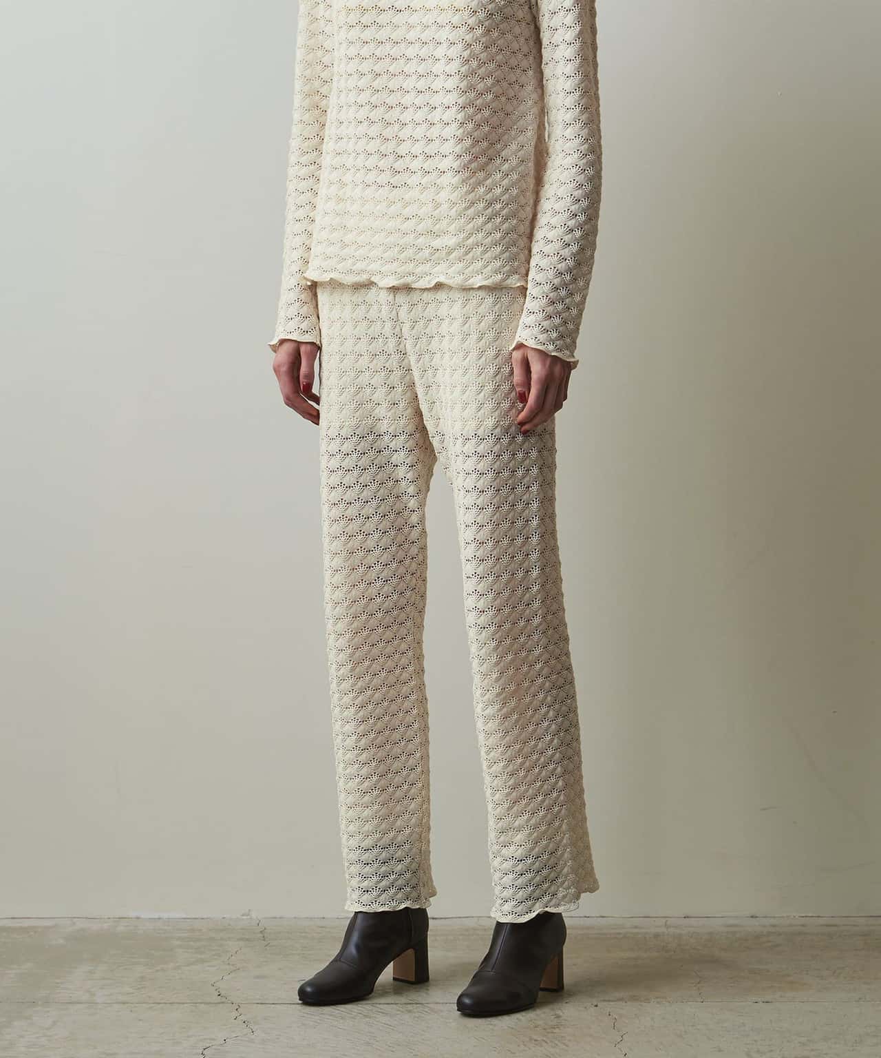 【SALE／70%OFF】Steven Alan ＜Steven Alan＞BALFAS LACE EASY PANTS/パンツ ユナイテッドアローズ アウトレット パンツ その他のパンツ ホワイト ブラック【送料無料】