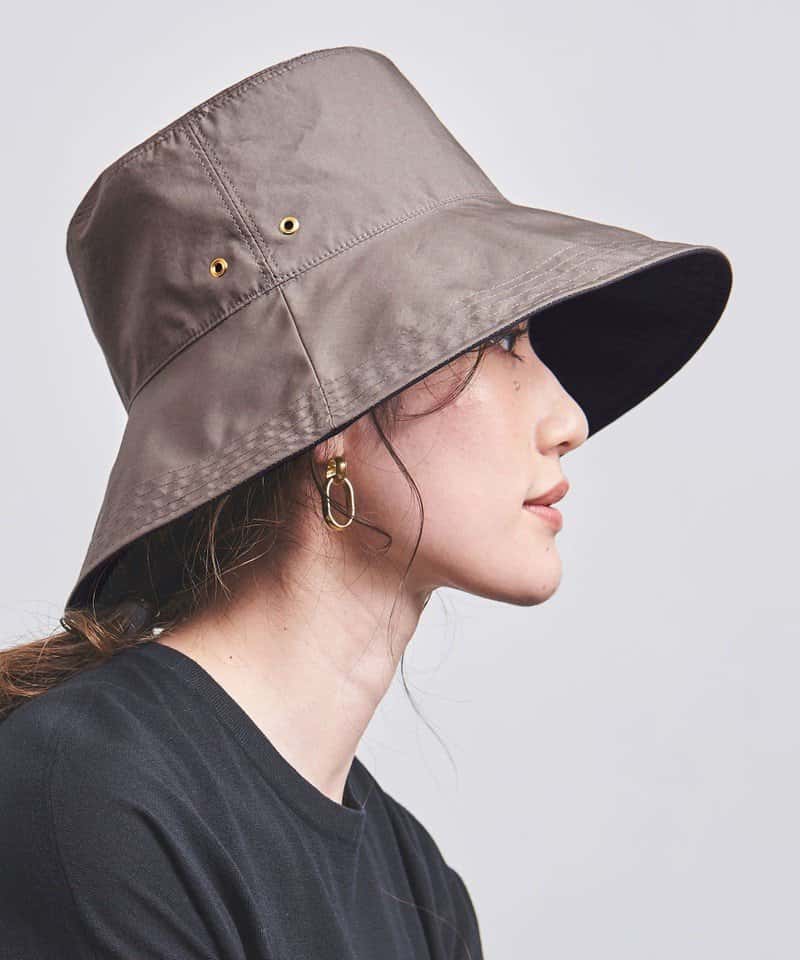 【SALE／30%OFF】UNITED ARROWS コットン リバーシブル ハット UV ユナイテッドアローズ 帽子 ハット ブラック ベージュ【送料無料】