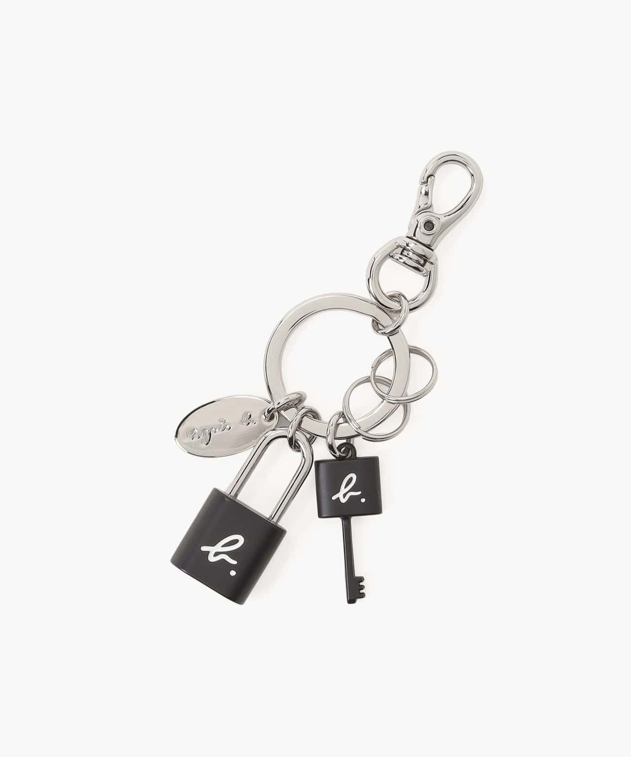 agnes b. VOYAGE キーホルダー NA07-01 アニエスベー ファッション雑貨 チャーム・キーチェーン ブラック【送料無料】