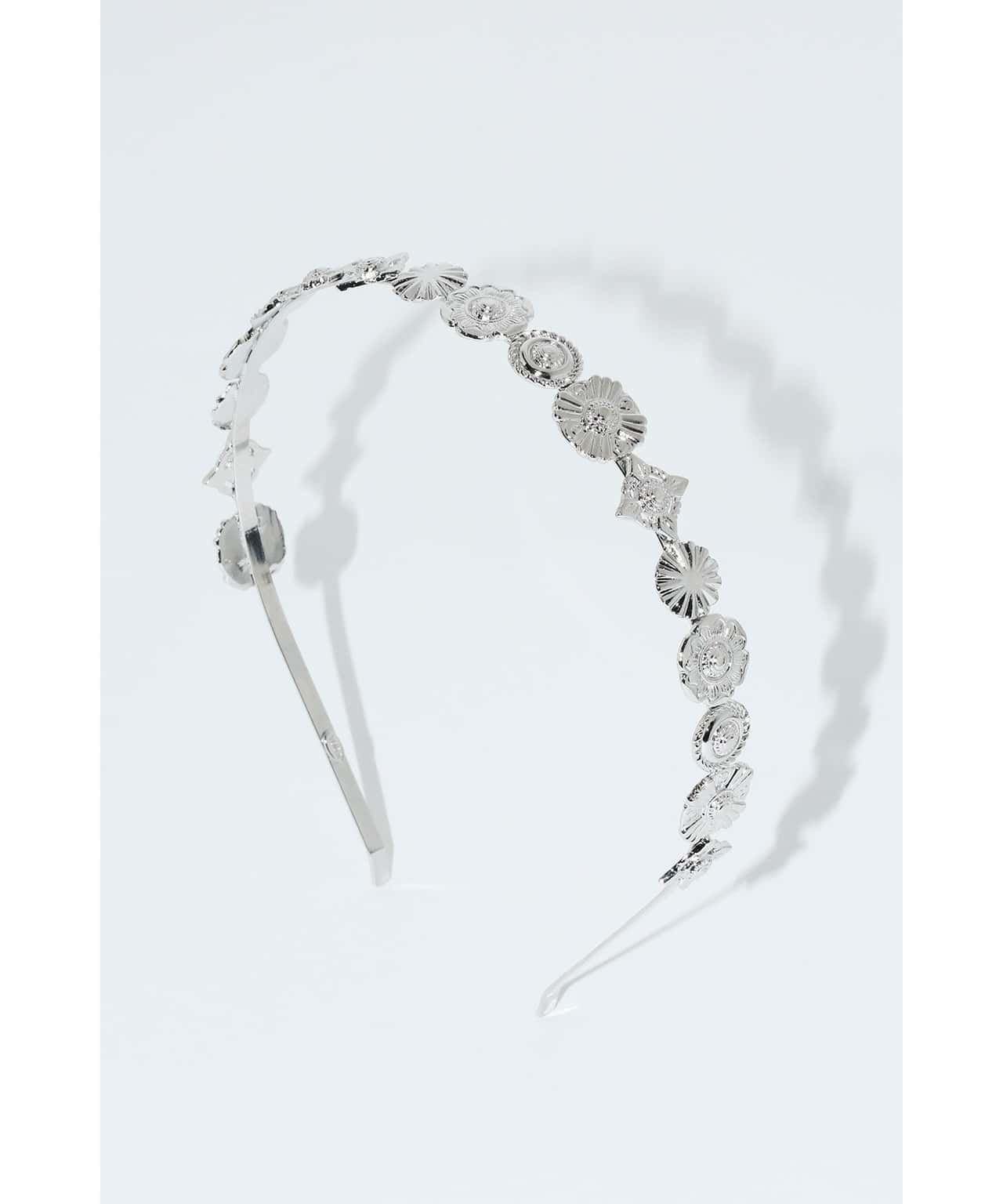 【SALE／50%OFF】TOGA TOO Metal narrow headband トーガ ヘアアクセサリー カチューシャ・ヘアバンド シルバー【送料無料】