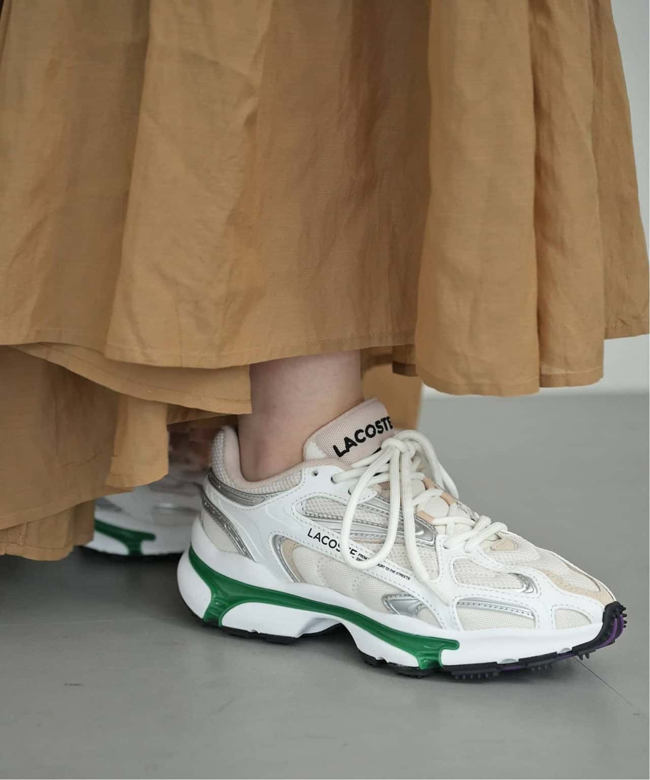 【SALE／30%OFF】SLOBE IENA 【LACOSTE / ラコステ】 L003 2K24スニーカー スローブ イエナ シューズ・靴 スニーカー ホワイト【送料無料】