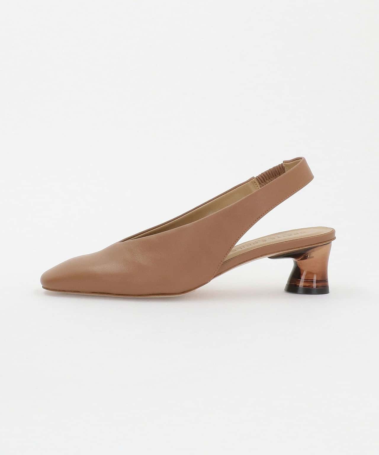 【SALE／70%OFF】ODETTE E ODILE トランスルーセントヒールバックベルト パンプス45↑ ユナイテッドアローズ アウトレット シューズ・靴 パンプス ブラック【送料無料】