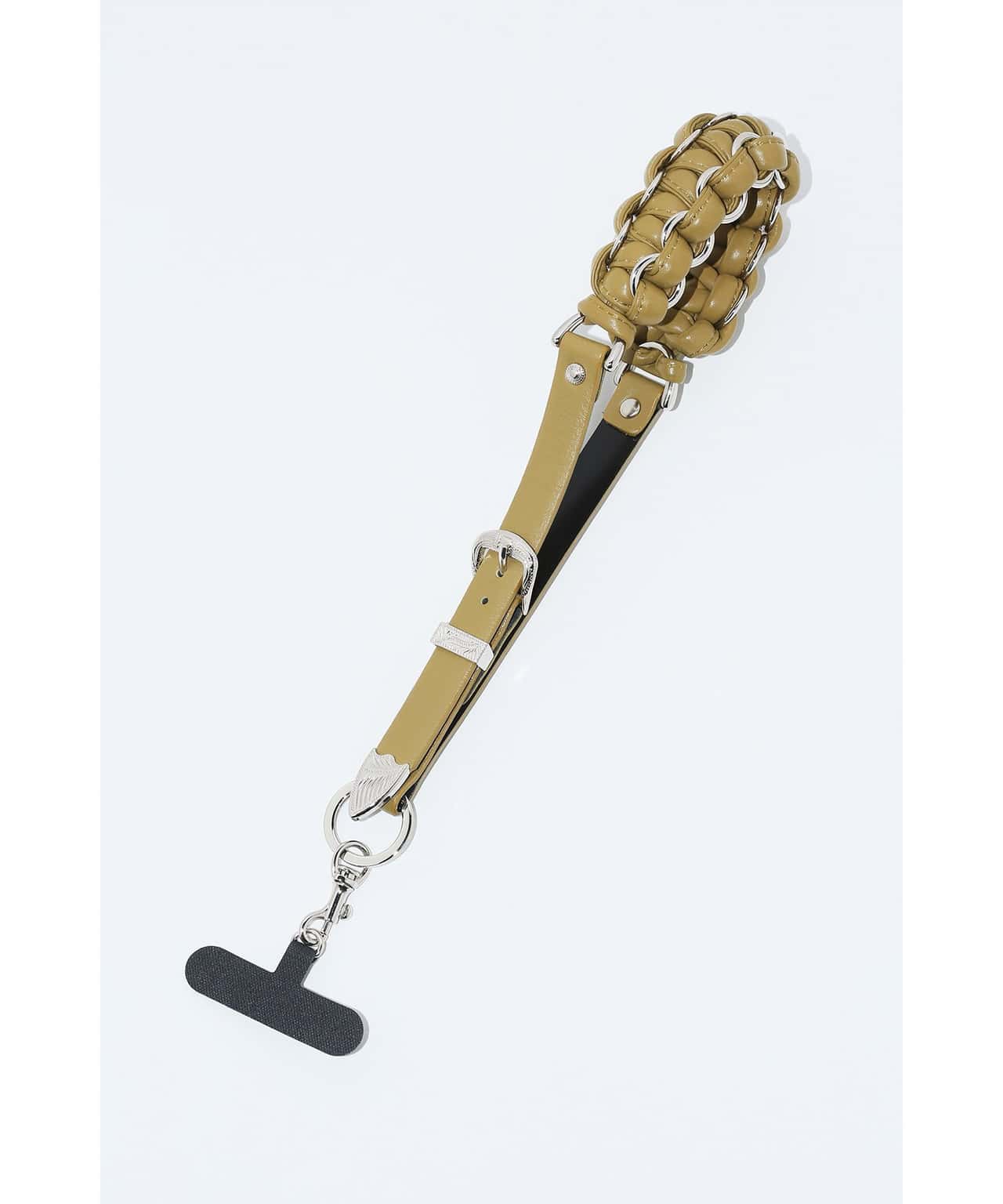 【SALE／50%OFF】TOGA TOO Leather braid phone handle strap トーガ ファッション雑貨 その他のファッション雑貨 レッド ブラック イエロー【送料無料】