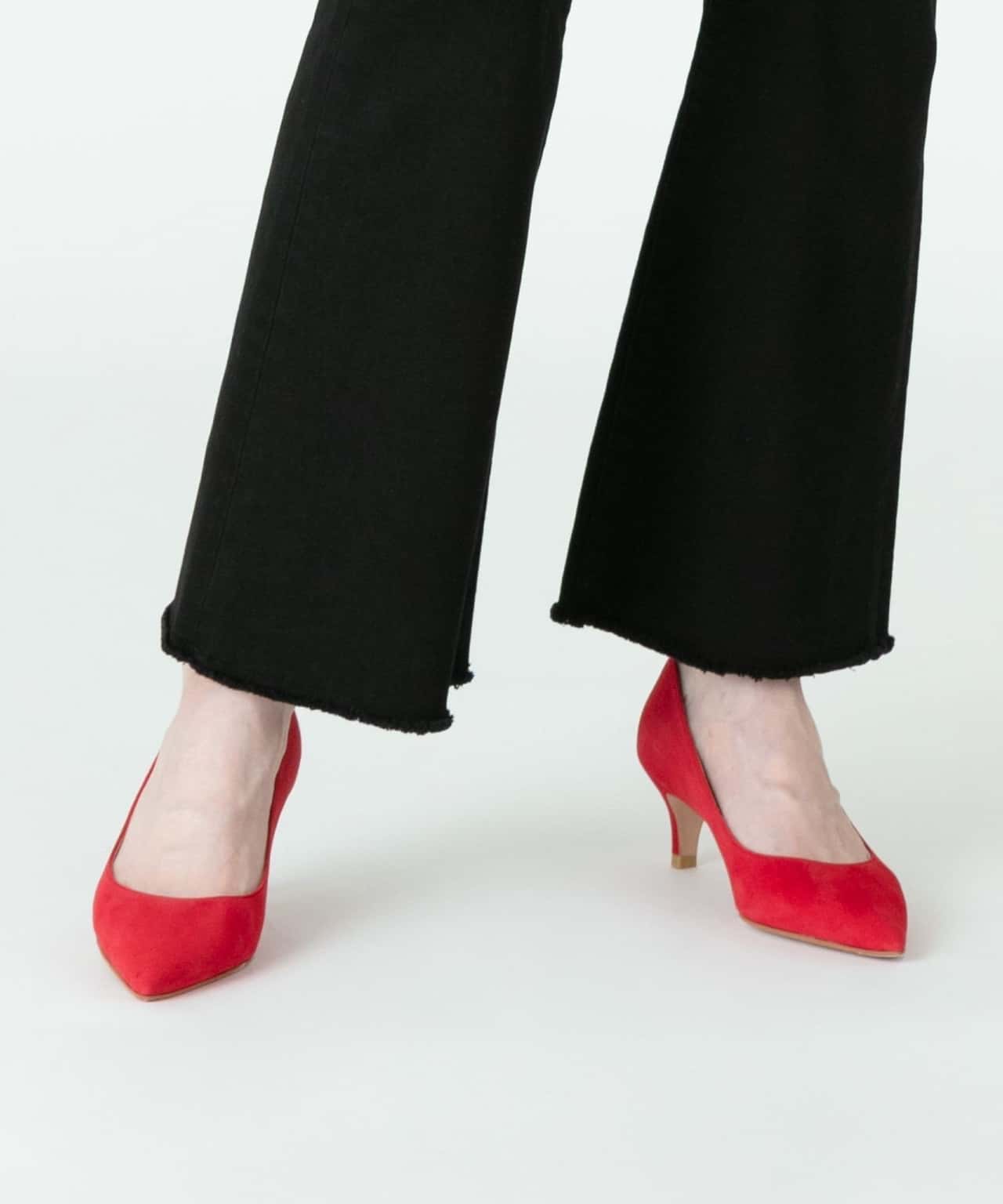 【SALE／30%OFF】allureville ポインテッドパンプス アルアバイル シューズ・靴 その他のシューズ・靴 レッド【送料無料】