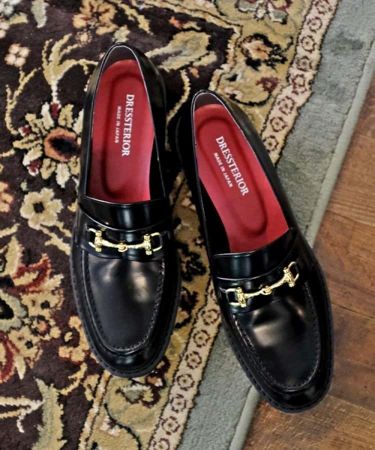 【SALE／15%OFF】DRESSTERIOR 【軽量/本革/otonaMUSE掲載】ビットローファー ドレステリア シューズ・靴 パンプス ワインレッド ブラック【送料無料】