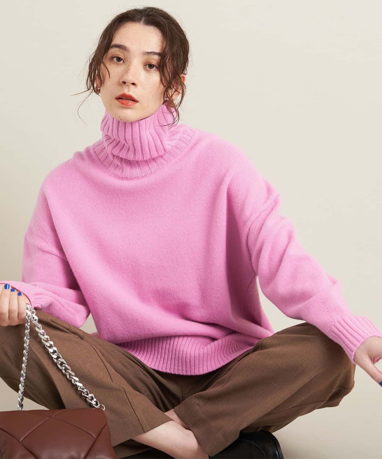 【SALE／70%OFF】BEAUTY&YOUTH UNITED ARROWS ウールカシミヤ アクアタートルネックニットプルオーバー ユナイテッドアローズ アウトレット トップス ニット ピンク ホワイト ブラック グレー【送料無料】