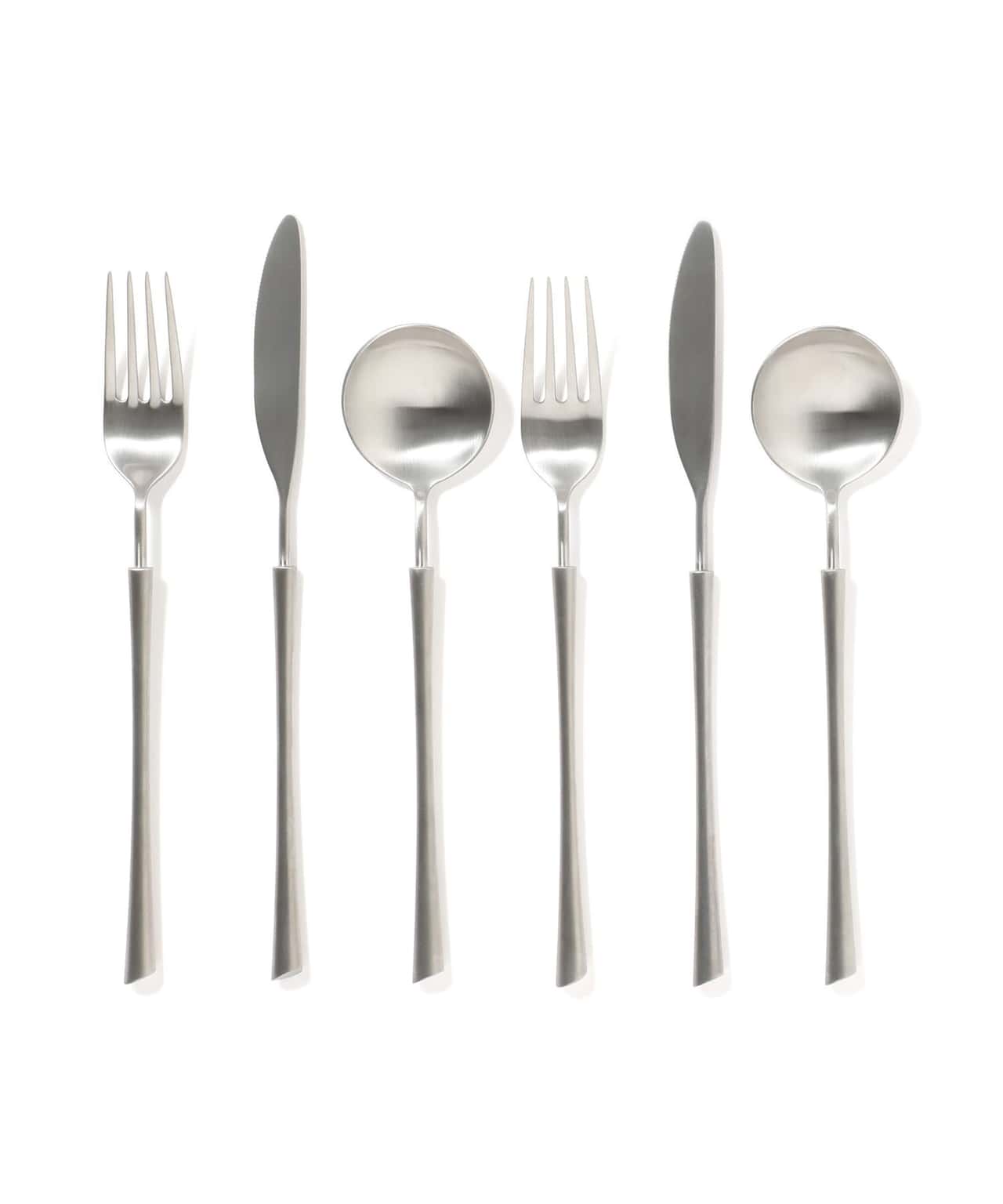 【SALE／30%OFF】Francfranc ペアカトラリー 6本ディナーセット フランフラン 食器・調理器具・キッチン用品 カトラリー シルバー