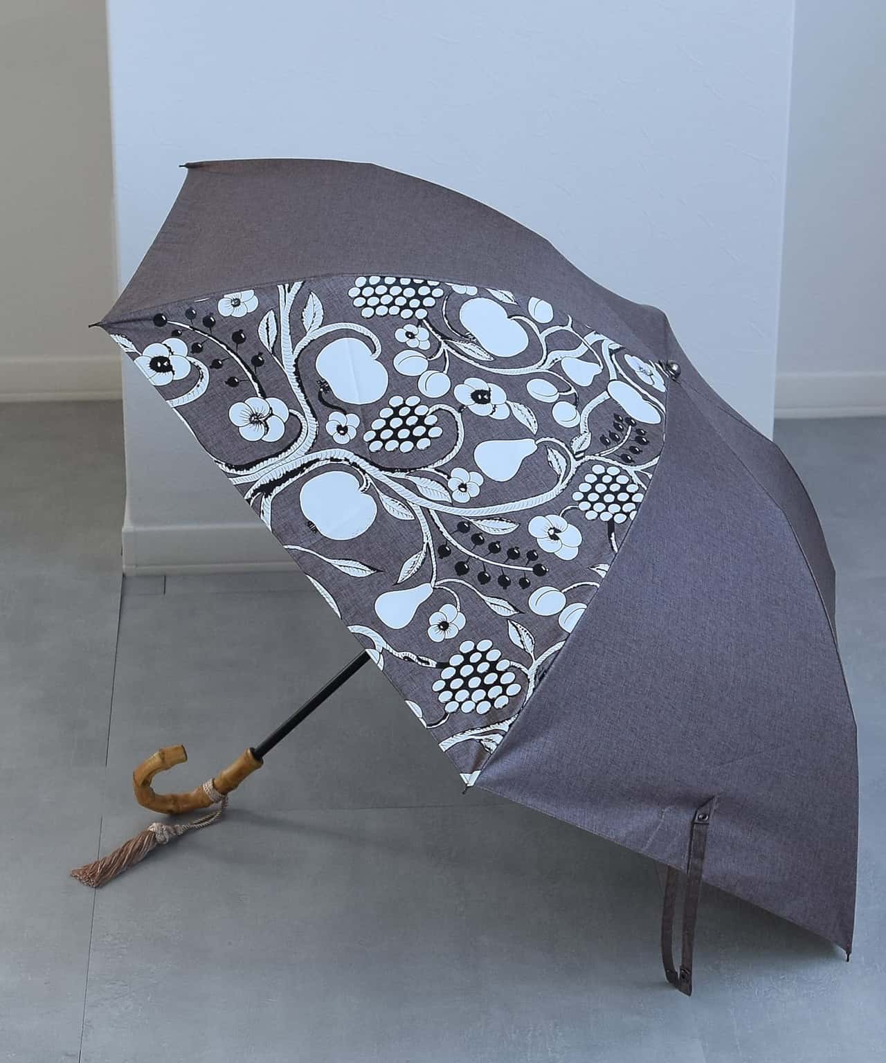 utatane utatane*Kuovi 100%完全遮光日傘 折りたたみ 3段55cm ウタタネ ファッション雑貨 折りたたみ傘 ブラウン グリーン ピンク ワインレッド レッド【送料無料】