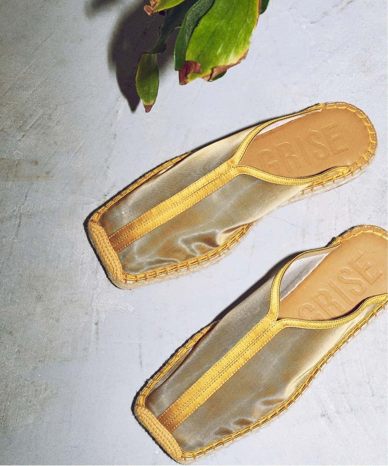 【SALE／30%OFF】LE TALON GRISEシアーエスパドリーユ ルタロン シューズ・靴 その他のシューズ・靴 イエロー ブラック【送料無料】