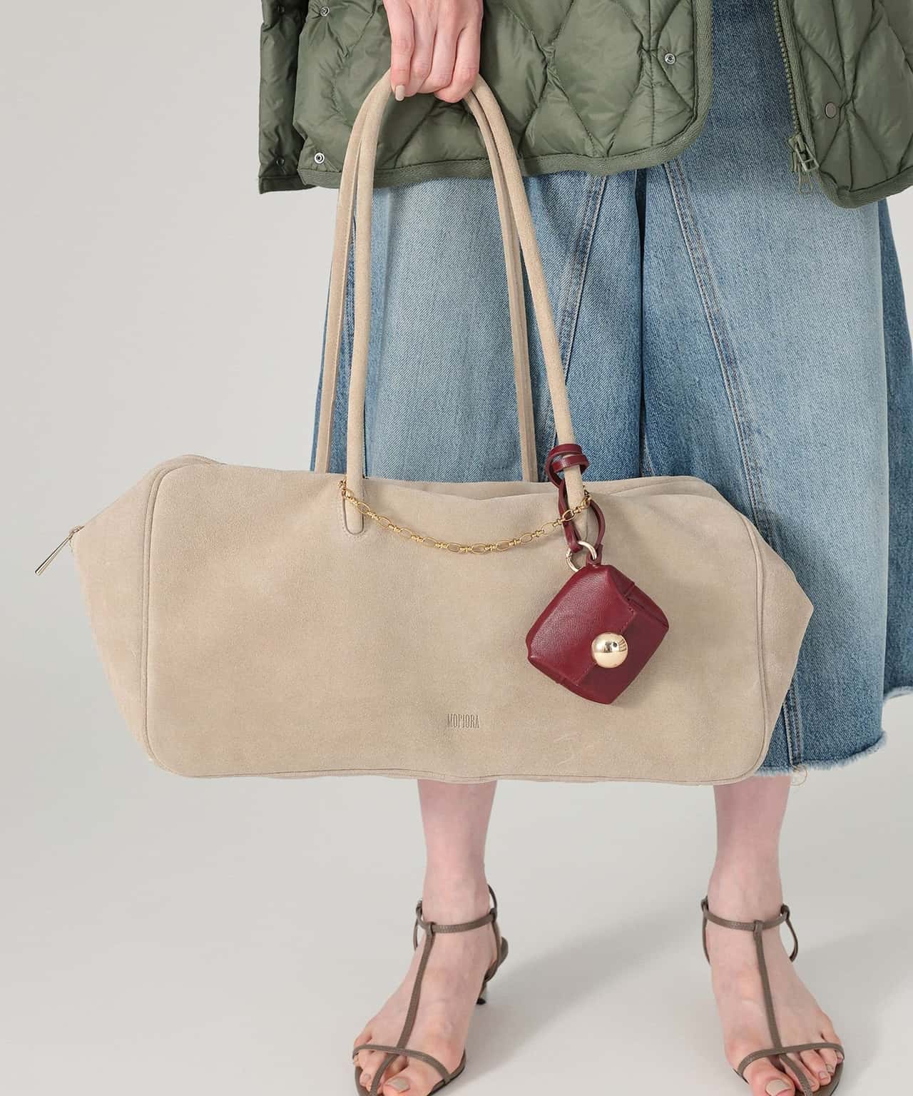 BABYLONE 【MOFIOLA】BOX LARGE BAG バビロン バッグ トートバッグ ブラック ベージュ【送料無料】