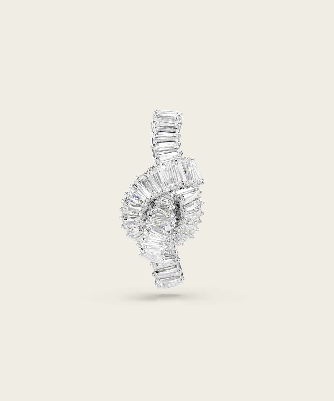 【SALE／30%OFF】SWAROVSKI 【公式】【スワロフスキー】Matrix ピン, バゲット・カット, 結び目 スワロフスキー アクセサリー・腕時計 ブローチ・コサージュ・バッジ ホワイト【送料無料】