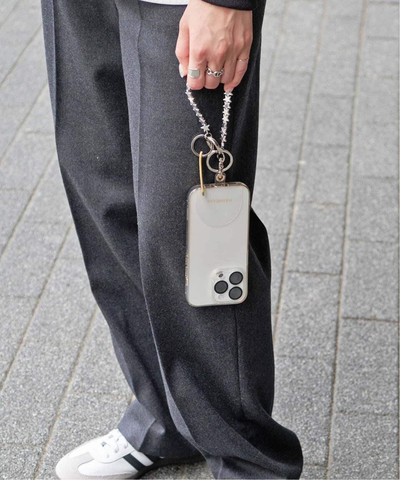 Spick & Span ≪WEB限定追加3≫HASHIBAMI / ハシバミ ヘマタイトスタースマホハンドストラップ スピックアンドスパン ファッション雑貨 その他のファッション雑貨 シルバー ゴールド【送料無料】