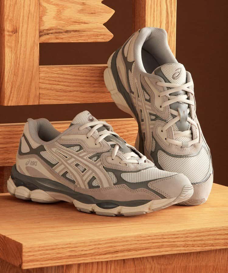 DRESSTERIOR asics(アシックス)GEL-NYC OYSTER GREY ドレステリア シューズ・靴 スニーカー ホワイト【送料無料】