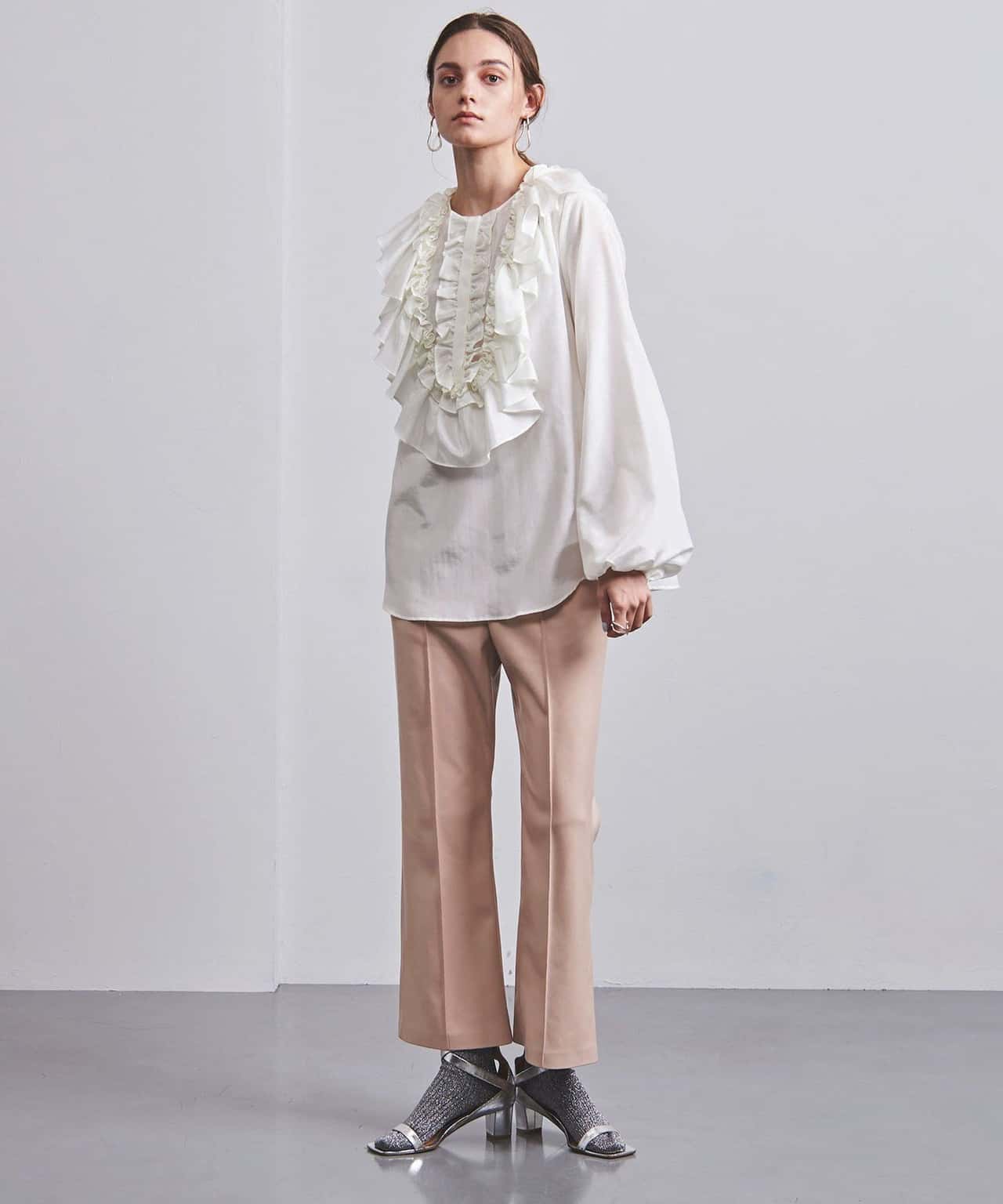 【SALE／80%OFF】UNITED ARROWS ＜UNITED ARROWS＞フェイクレザー フレアパンツ G◆ ユナイテッドアローズ アウトレット パンツ その他のパンツ ピンク ブラック【送料無料】