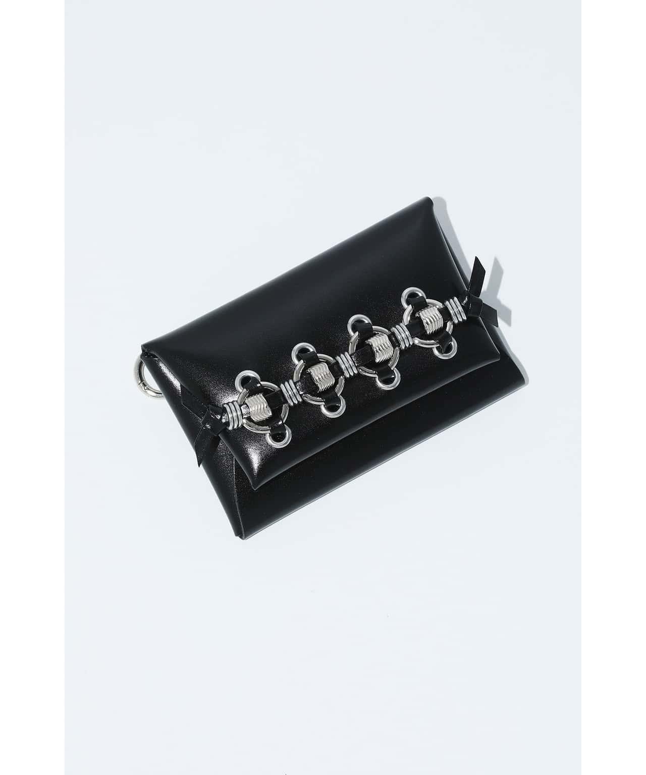 TOGA TOO Ring metal card case トーガ 財布・ポーチ・ケース 財布 ブラック【送料無料】