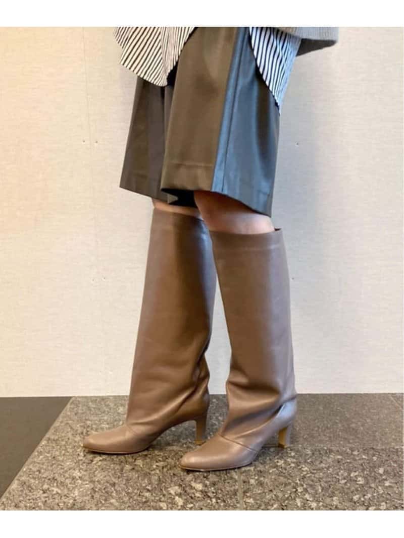 【SALE／40%OFF】JOURNAL STANDARD 【NEBULONIE/ネブローニ】BOOT LONG:ロングブーツ◆ ジャーナル スタンダード シューズ ショートブーツ/ブーティー ベージュ ブラック【送料無料】