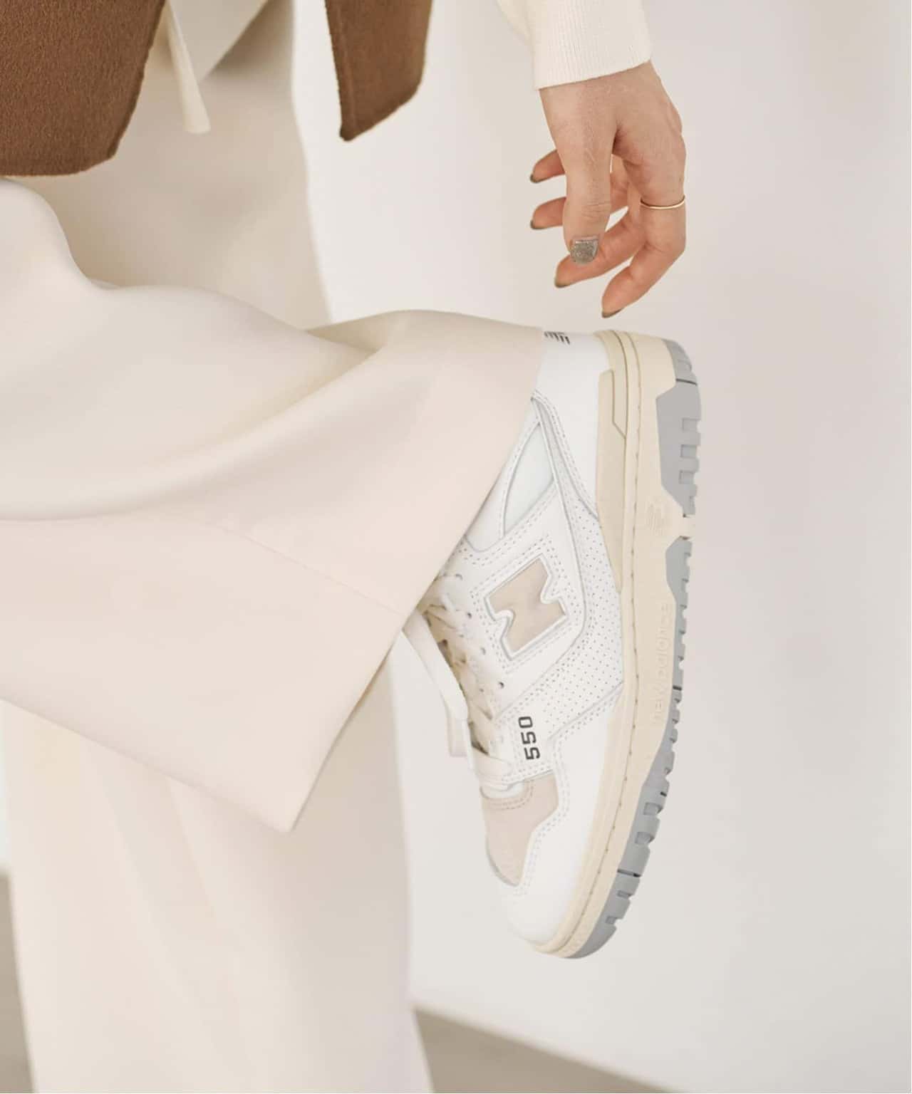 【SALE／30%OFF】IENA 【NEW BALANCE /ニューバランス】BB550PWG イエナ シューズ・靴 スニーカー ホワイト【送料無料】