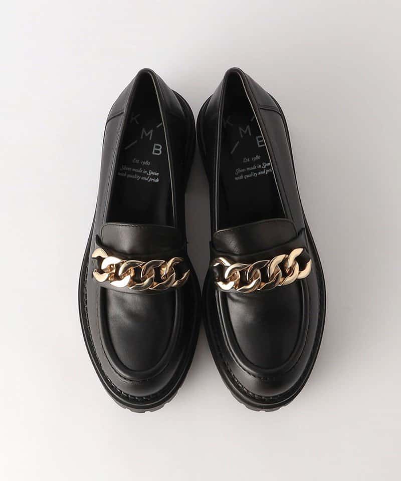 【SALE／40%OFF】BEAUTY & YOUTH UNITED ARROWS ＜KMB＞レザー ビッグチェーン ローファー ビューティ＆ユース ユナイテッドアローズ シューズ・靴 レースアップ・ドレスシューズ ブラック【送料無料】