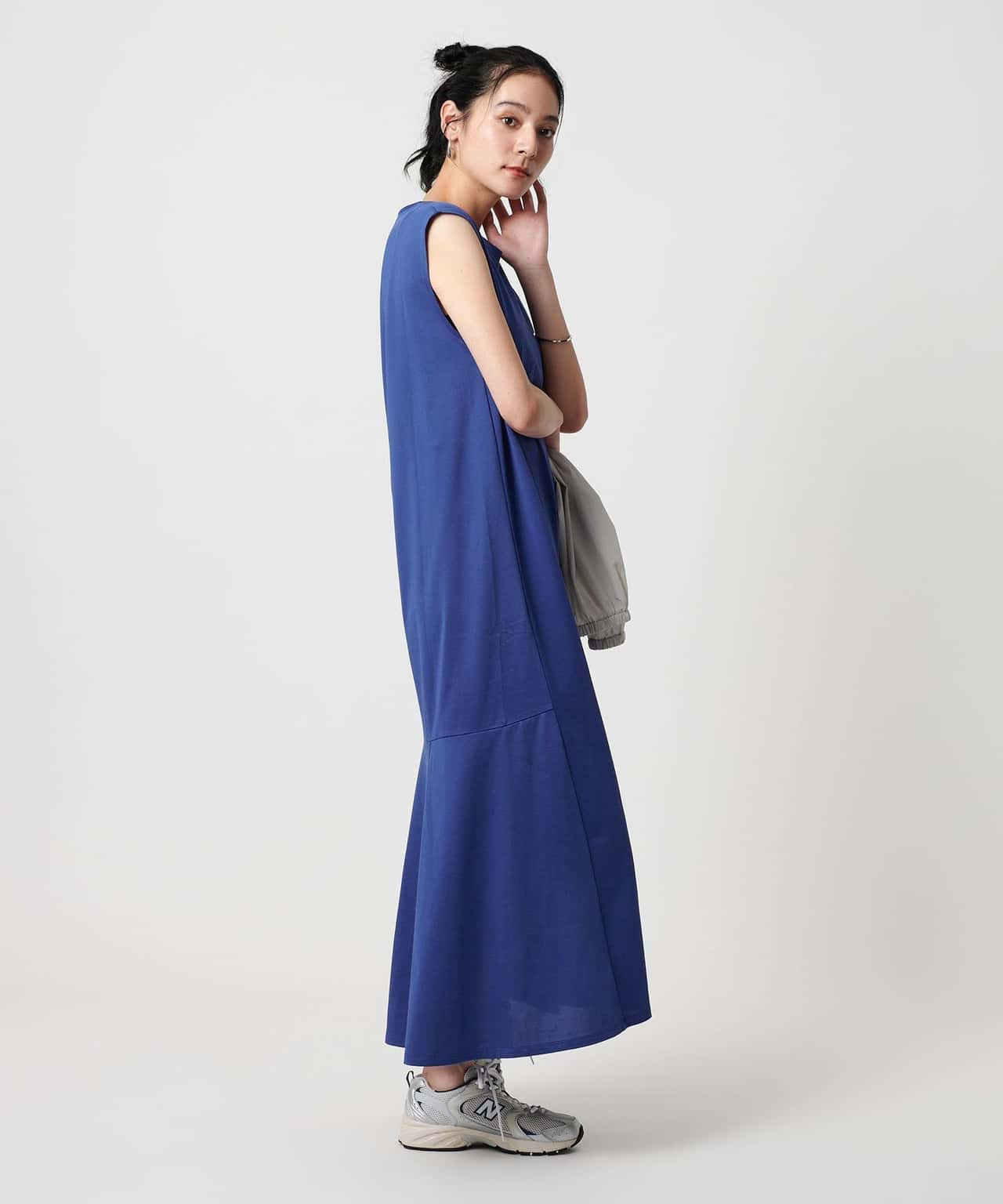 【SALE／40%OFF】BEAUTY&YOUTH UNITED ARROWS 【Wardrobe DAILY MINIMAL】ティアード フレンチスリーブワンピース 接触冷感 吸水速乾 ユナイテッドアローズ アウトレット ワンピース・ドレス ワンピース ブラック オレンジ【送料無料】