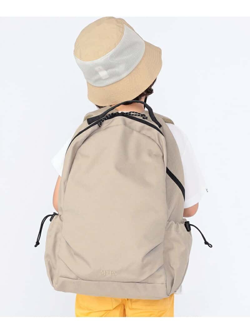 【SALE／40%OFF】SHIPS KIDS SHIPS KIDS:デイ パック 20L シップス バッグ リュック・バックパック ベージュ ブラック【RBA_E】【送料無料】