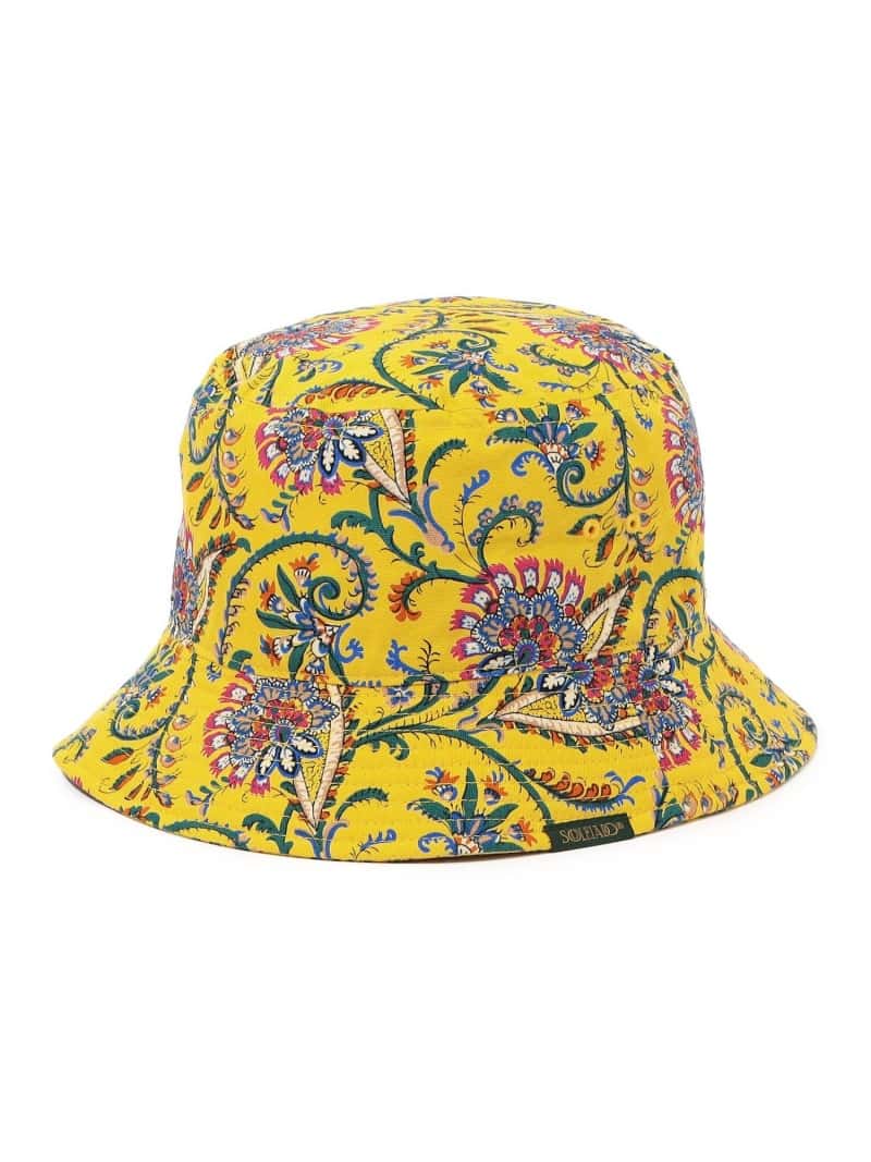 【SALE／40%OFF】コットンプリント バケットハット SOULEIADO トゥモローランド 帽子 その他の帽子 イエロー ブラック ピンク【RBA_E】【送料無料】[Rakuten Fashion]