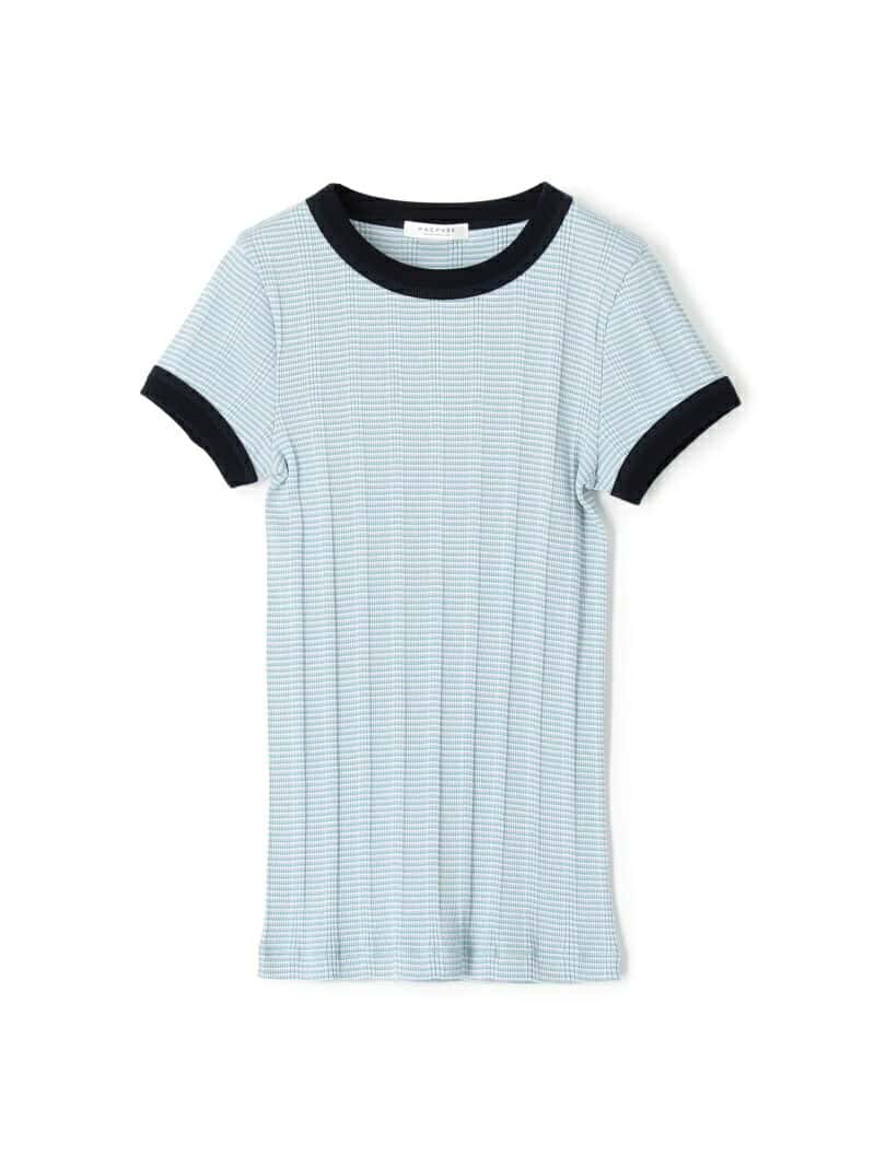 【SALE／40%OFF】シルキーマルチボーダー ショートスリーブプルオーバ MACPHEE トゥモローランド トップス カットソー・Tシャツ イエロー【RBA_E】【送料無料】[Rakuten Fashion]