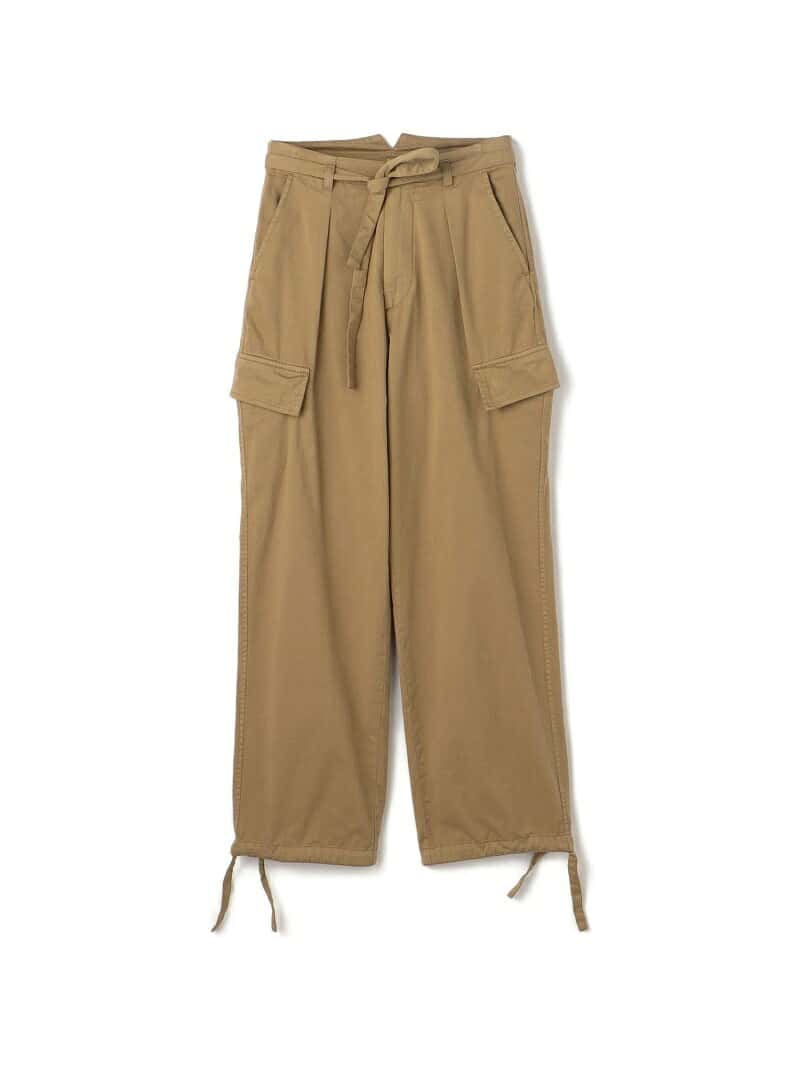 【SALE／77%OFF】ソフトコットンサテン カーゴパンツ MACPHEE トゥモローランド パンツ カーゴパンツ ブラウン ベージュ【RBA_E】【送料無料】[Rakuten Fashion]