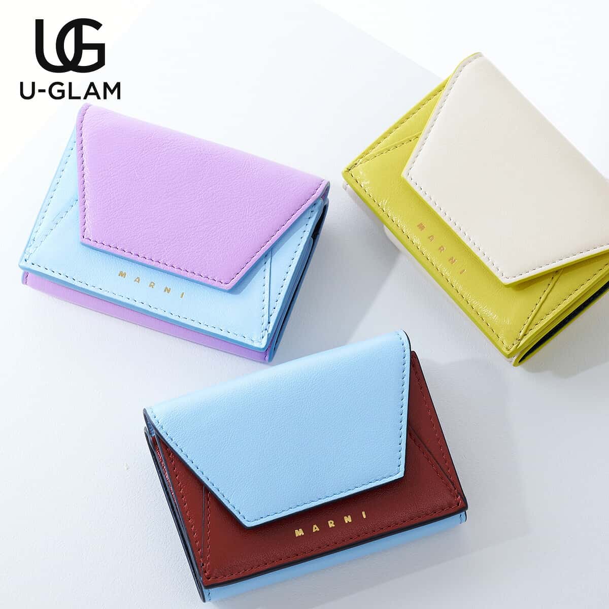 MARNI マルニ 財布 三つ折り財布 TRIFOLD WALLET PFMO0056U1-P2644 Z639B レディース コンパクト ウォレット