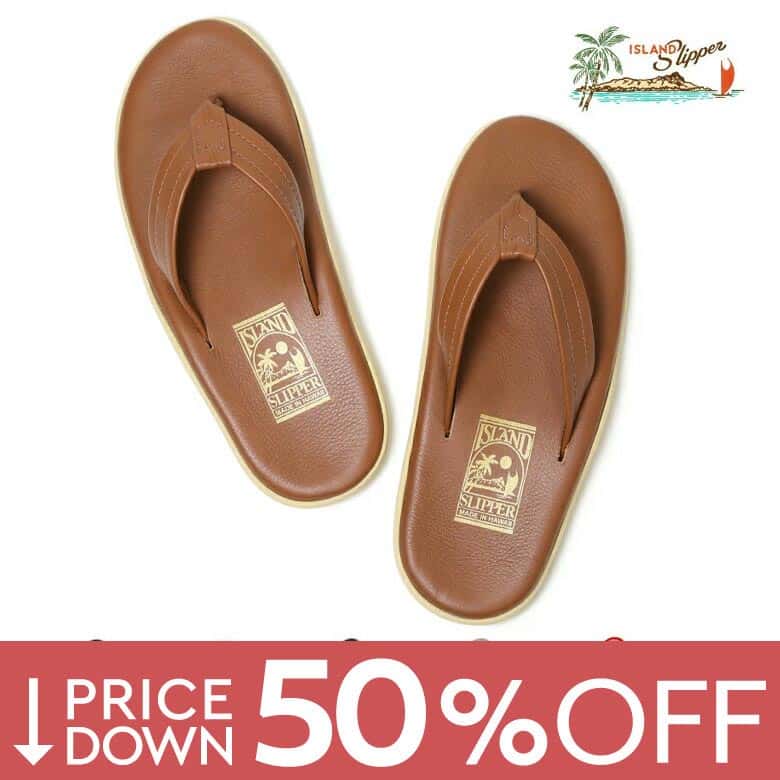 ISLAND SLIPPER アイランドスリッパ サンダル クラシック メンズ レディース PT202 PB202 THONG アイランドスリッパー レザー ビーサン 本革 ブラック ブラウン ホワイト レッド ハワイ製 【返品不可】