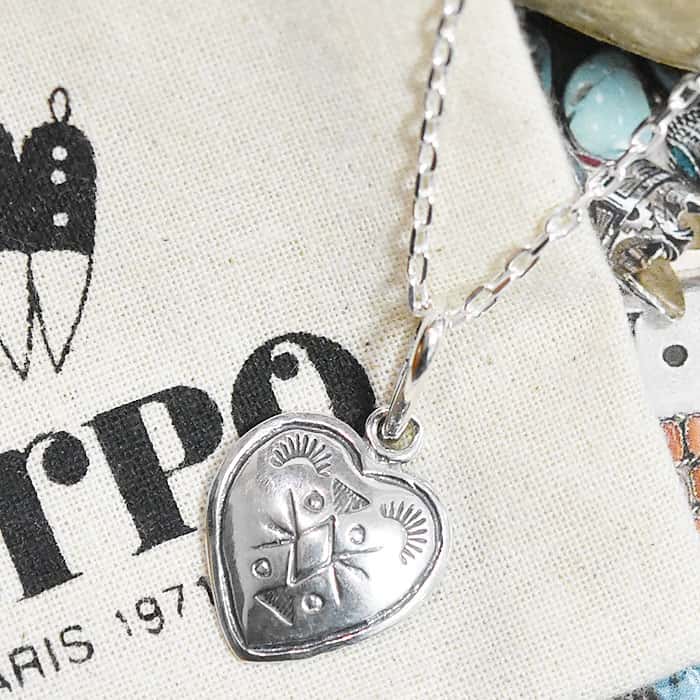 【Oggi 雑誌掲載】【再入荷】≪HARPO≫ アルポ (ハルポ) ハート モチーフ シルバー チャーム ネックレス SV925 Heart Necklace (Silver) レディース ギフト ラッピング