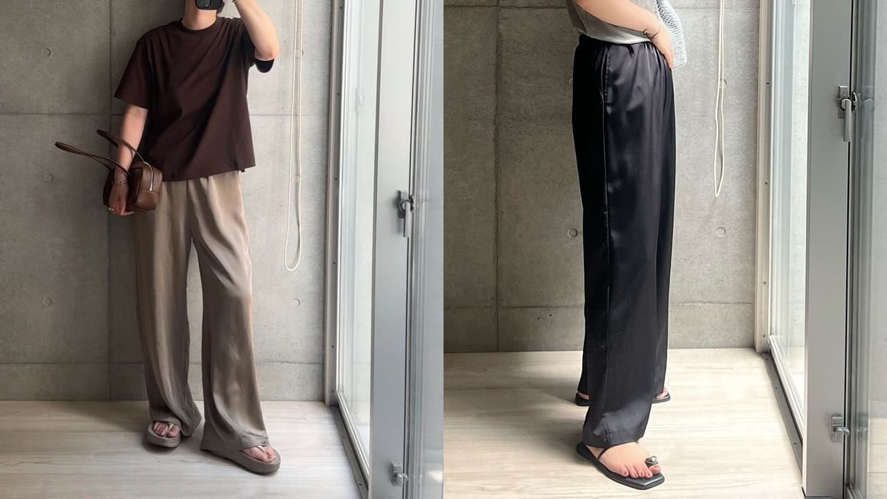 サテンパンツは引っかけて線が入る？3,199円のを3年穿いた40代の結論