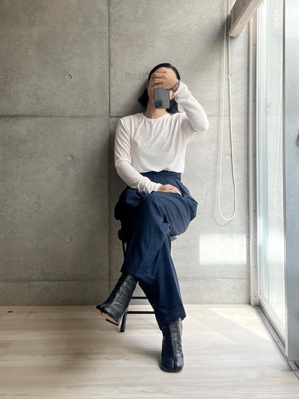 このトップスもパンツも大当たり。
たーんせい！端正よ。
プチプラandプチプラ。
そこにタビれば大人の緩急ついたシンプルコーデ完成。
あとは毛先や爪先など先端細部に念を入れて
ビタミンやらなんやら取って健康に気をつかえばよろしい。多分。
来月いよいよ41歳です。楽しみだわあ。

Instagramにはリール動画投稿しました🎥

#着回しコーデ #買ってよかった #秋コーデ #シンプルコーデ #2023秋　#ロンt は#pr #プチプラコーデ #タビ #タビブーツ