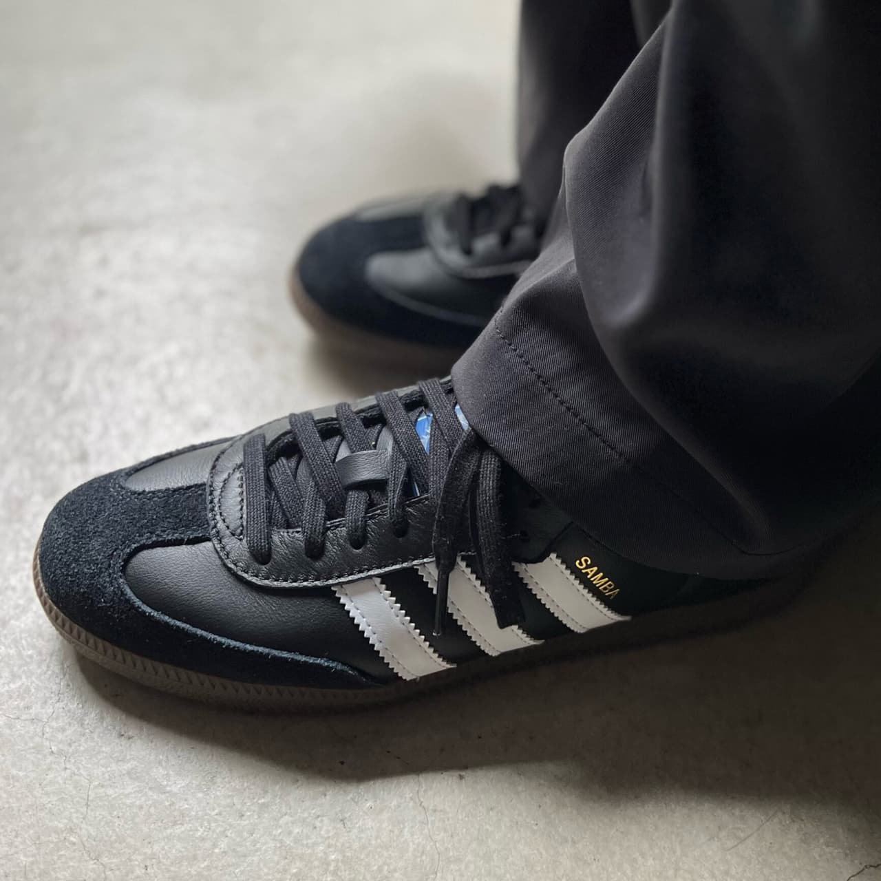 adidas SAMBA OG アディダス サンバ OG メンズ レディース スニーカー CORE BLACK/RUNNING WHITE/GUM ブラック ホワイト B75807 【adidas Originals】