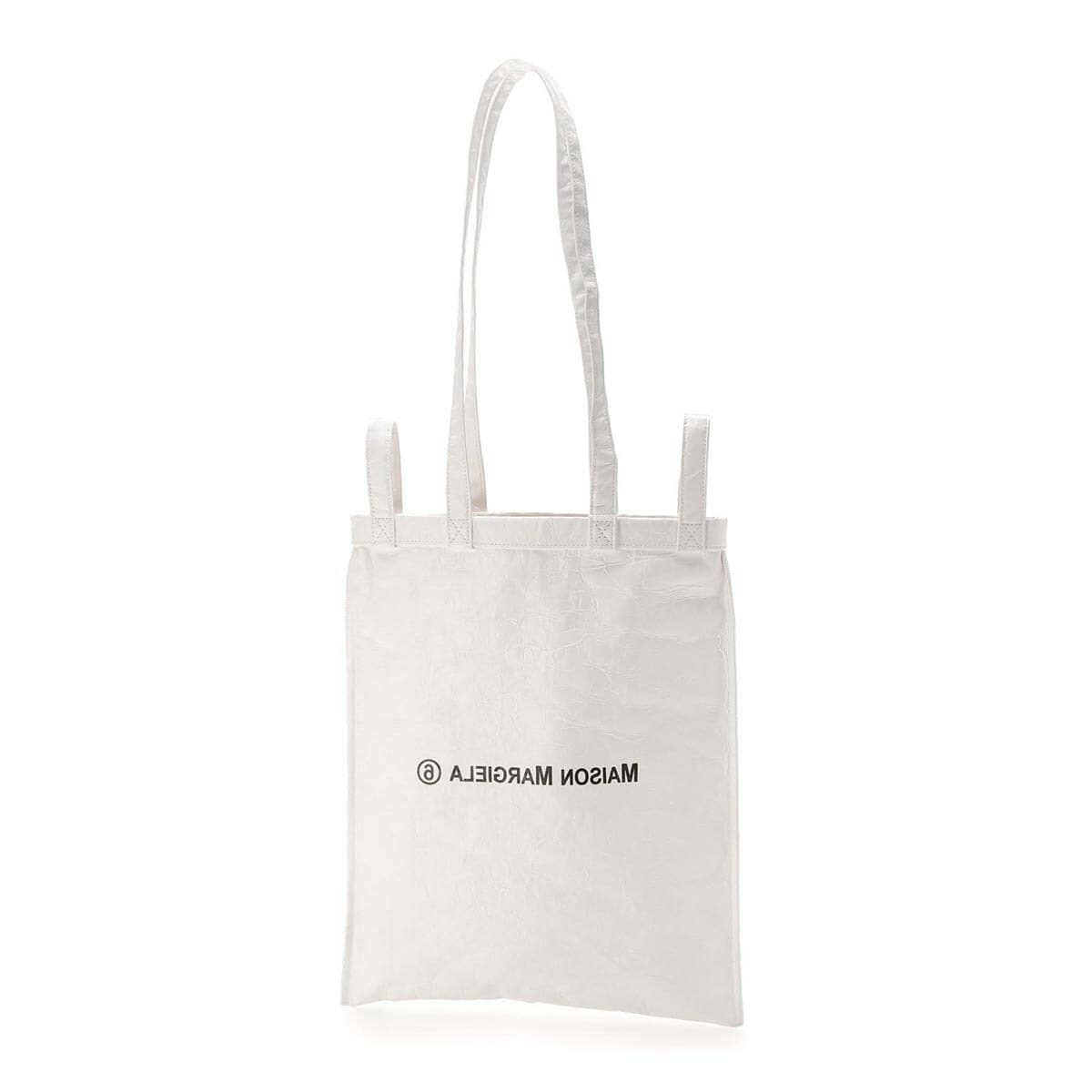 【アウトレット】エムエム 6 メゾンマルジェラ MM6 Maison Margiela トートバッグ 2WAY ホワイト レディース s54wc0122 p4145 h8704 4 ハンドル【返品送料無料】【ラッピング無料】【あす楽対応_関東】
