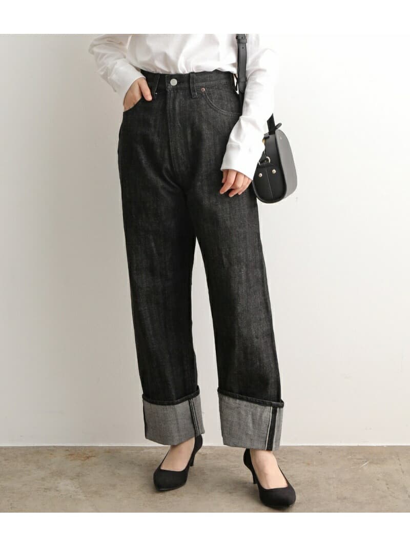 SALON adam et rope' 【ドラマ着用】【ANATOMICA for SALON】618 MARILYN 13oz サロン アダム エ ロペ パンツ ジーンズ・デニムパンツ ブラック ブルー【送料無料】