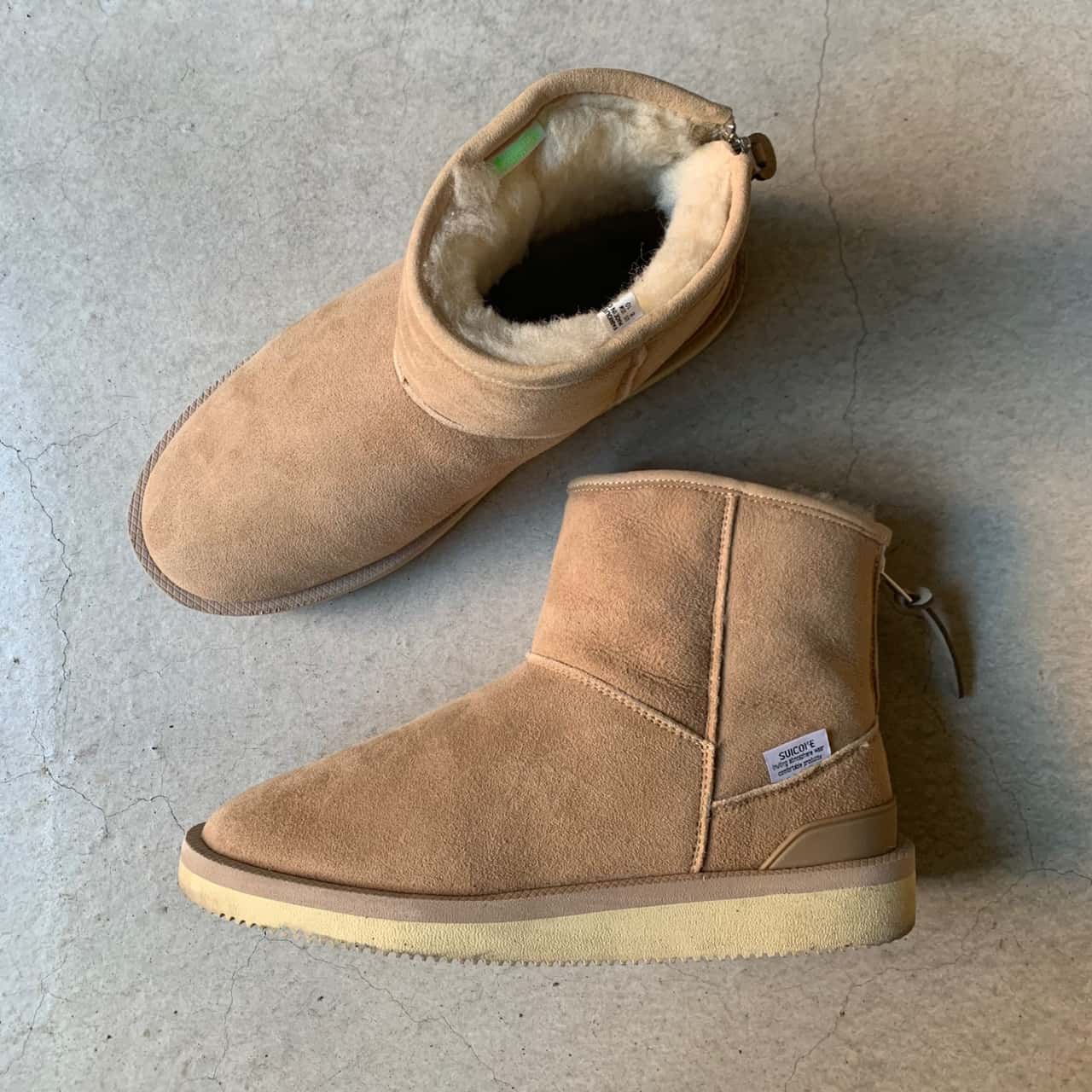 ◆SUICOKE ミッド ムートンブーツ OG-080M2AB-MID/アンタイトル(UNTITLED)